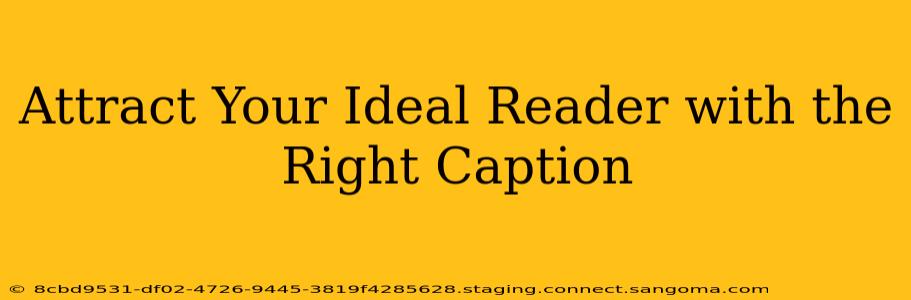 Attract Your Ideal Reader with the Right Caption