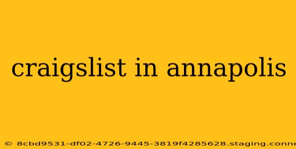 craigslist in annapolis