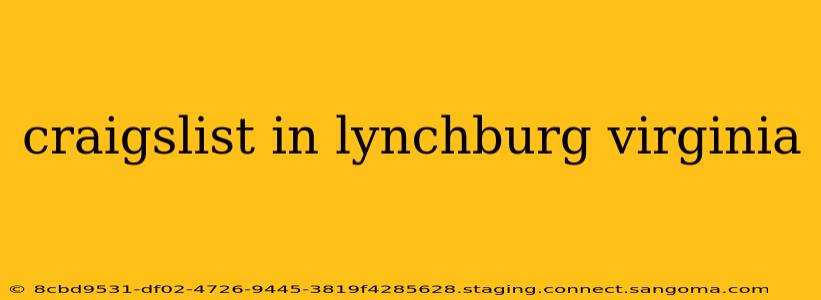 craigslist in lynchburg virginia