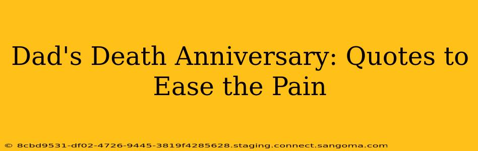 Dad's Death Anniversary: Quotes to Ease the Pain