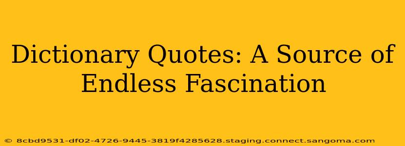 Dictionary Quotes: A Source of Endless Fascination
