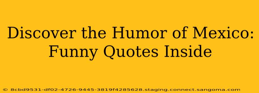 Discover the Humor of Mexico: Funny Quotes Inside