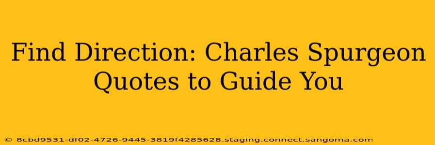 Find Direction: Charles Spurgeon Quotes to Guide You