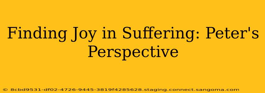 Finding Joy in Suffering: Peter's Perspective