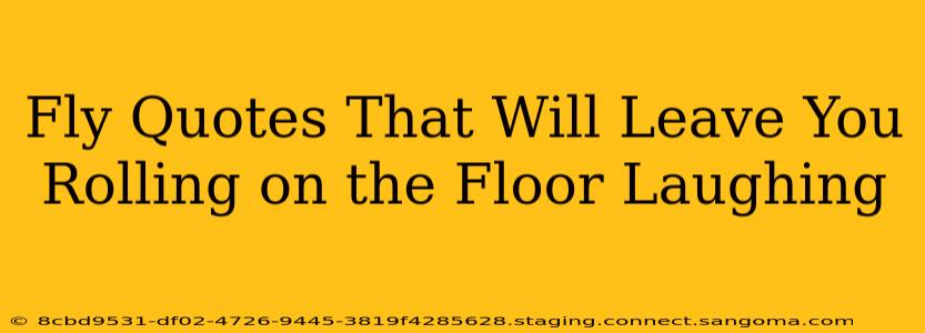 Fly Quotes That Will Leave You Rolling on the Floor Laughing