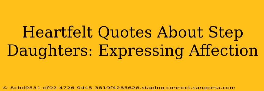 Heartfelt Quotes About Step Daughters: Expressing Affection