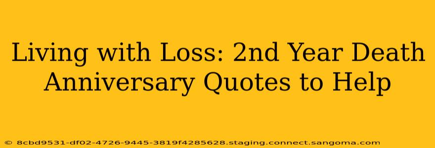 Living with Loss: 2nd Year Death Anniversary Quotes to Help