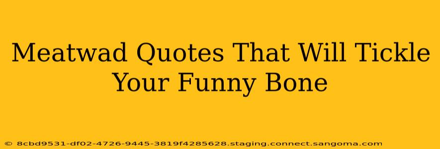 Meatwad Quotes That Will Tickle Your Funny Bone