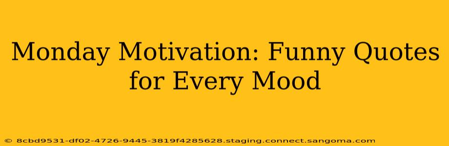 Monday Motivation: Funny Quotes for Every Mood
