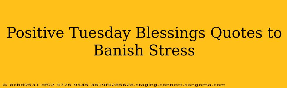 Positive Tuesday Blessings Quotes to Banish Stress