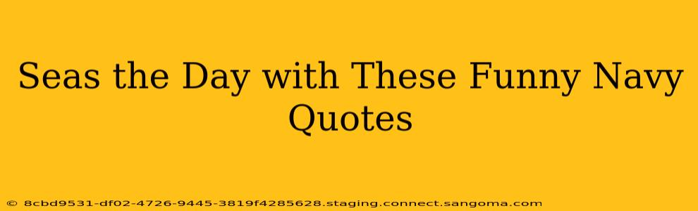 Seas the Day with These Funny Navy Quotes
