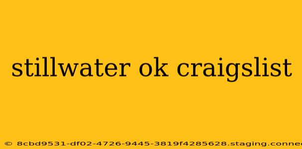 stillwater ok craigslist