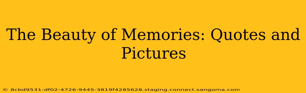 The Beauty of Memories: Quotes and Pictures