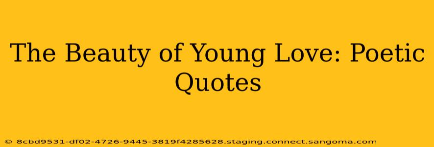 The Beauty of Young Love: Poetic Quotes