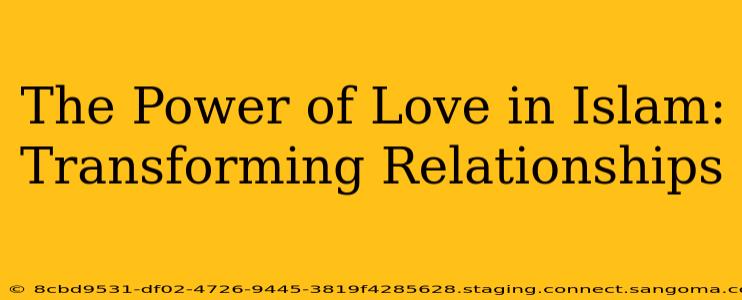 The Power of Love in Islam: Transforming Relationships