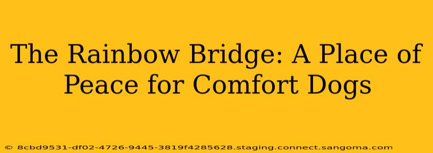 The Rainbow Bridge: A Place of Peace for Comfort Dogs