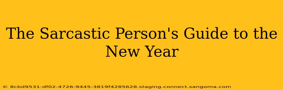 The Sarcastic Person's Guide to the New Year
